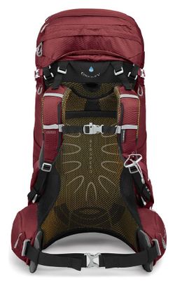 Bolsa de senderismo para mujeres Osprey Aura AG 65 Rojo