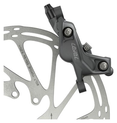 Frein Arrière Sram Level Bronze Stealth 4 Pistons Durite 2000mm Gris (Sans Disque)