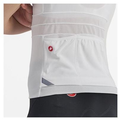 Maillot sin mangas Castelli Anima 4 Blanco Marfil