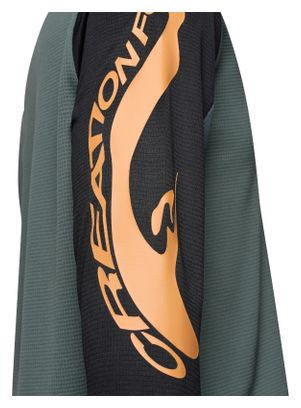 Maillot Manches Longues Fox Defend Creation Junior Vert Enfant