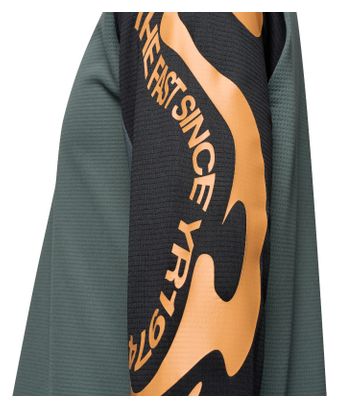 Maillot Manches Longues Fox Defend Creation Junior Vert Enfant