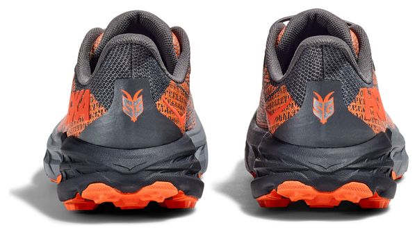 Chaussures de Trail Running Enfant Hoka Speedgoat 5 Youth Gris Orange
