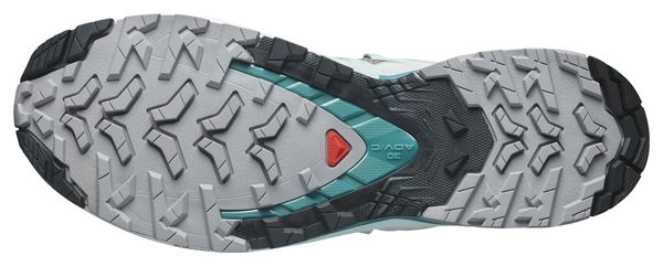 Zapatillas de trail para mujer Salomon XA Pro 3D V9 Gris/Verde/Rosa