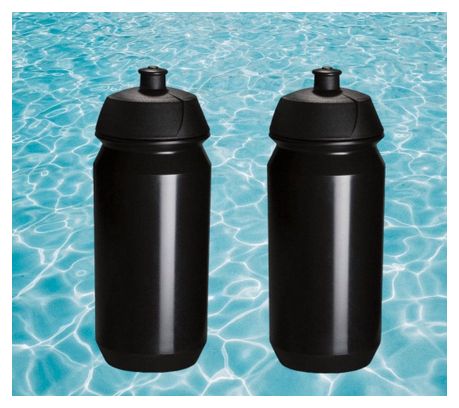 2x Bidon 500 ml - Noir