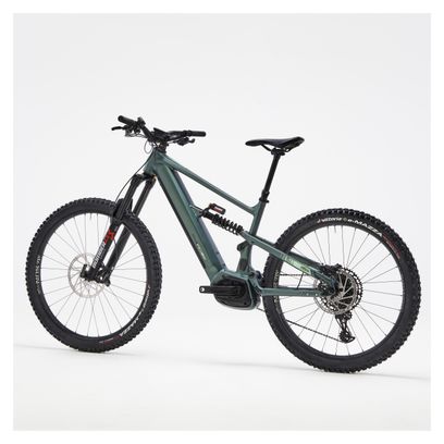 Rockrider Stilus E-Big Mountain Volledig geveerde elektrische mountainbike Sram NX 12V 750Wh 27,5'' 29'' Groen 2023