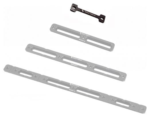Wolf Tooth B-RAD Halve Flessen Adapter + DogBone Base Zwart