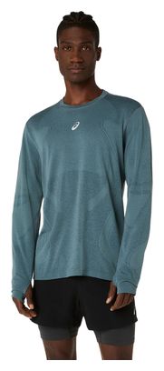 Men's Asics Road Seamless Blue Running T-Shirt