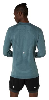 Men's Asics Road Seamless Blue Running T-Shirt
