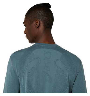 Men's Asics Road Seamless Blue Running T-Shirt