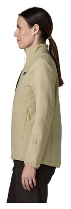 Patagonia R2 CrossStrata fleece, beige, dames