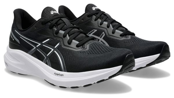 Chaussures Running Asics GT-1000 13 Noir Blanc Homme
