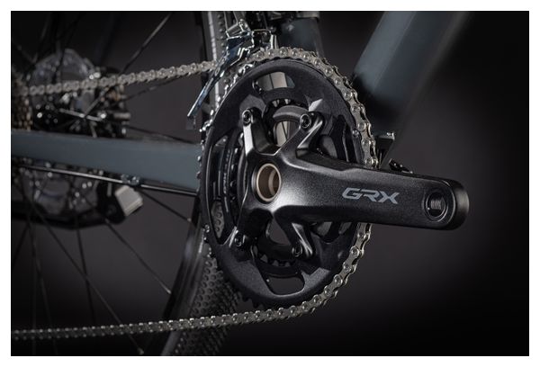 Bicicletta Gravel Cube Nuroad Race FE Shimano GRX 11S 700 mm Dark Grey Black 2021