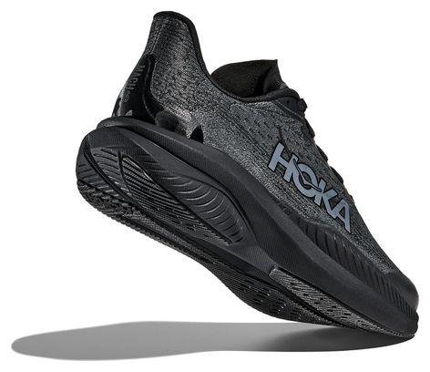 Hoka Mach 6 Schwarz Kinder Running Schuhe