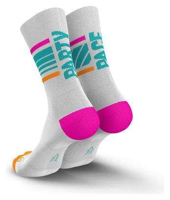 Incylence Running Party Pace Socks White/Cyan