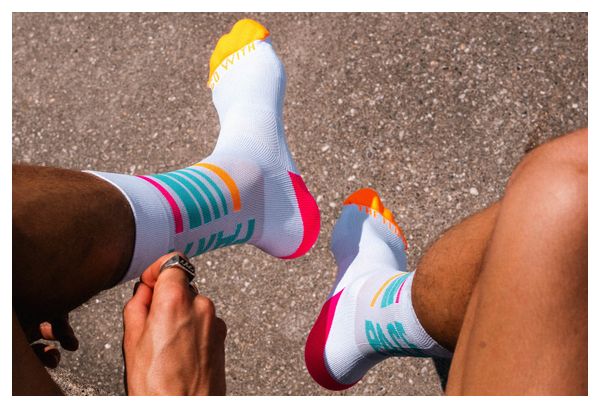 Incylence Running Party Pace Socks White/Cyan