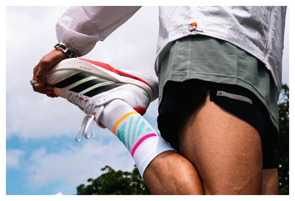 Incylence Running Party Pace Socks White/Cyan