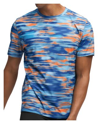 Hoka Airolite 2.0 Short Sleeve Shirt Blue Men's