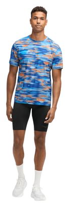 Hoka Airolite 2.0 Short Sleeve Shirt Blue Men's