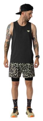 Camiseta sin mangas Dynafit Trail negra para hombre