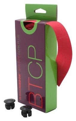 Ruban de guidon Bike Ribbon cork plus rouge avec liege