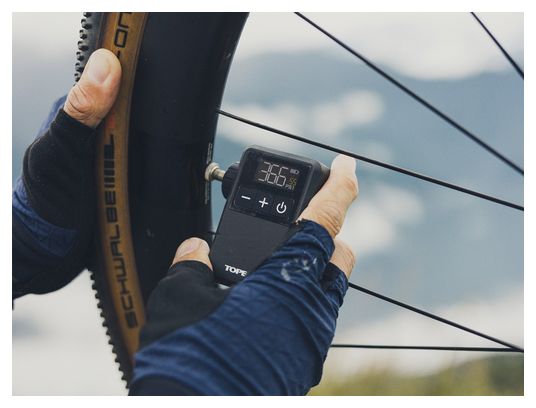 Mini Pompe Électrique Topeak E-Booster Digital Mini Noir