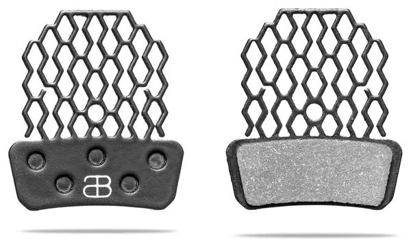 Par de pastillas orgánicas Absolute Black de grafeno y aluminio Sram G2