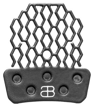 Par de pastillas orgánicas Absolute Black de grafeno y aluminio Sram G2