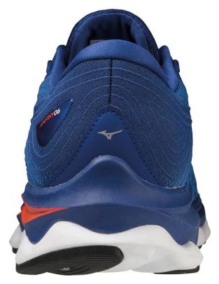 Chaussures de Running Mizuno Wave Sky 6 Bleu Rouge