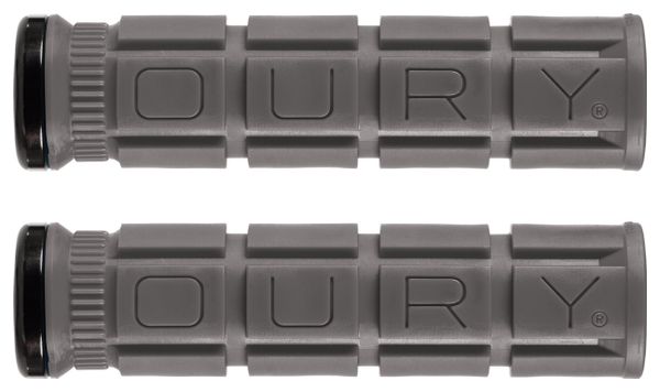 Manopole Oury Grip Lock-On V2 Grigio grafite