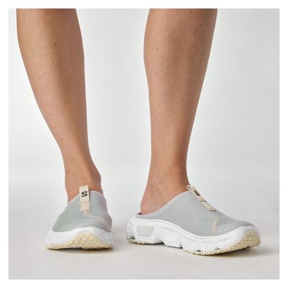 Salomon Reelax Slide 6.0 Blau Weiß Damen Recovery-Schuhe