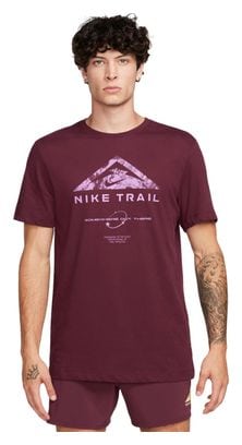Nike Dri-Fit Trail Short Sleeve T-Shirt Violett