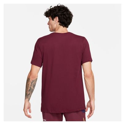 Nike Dri-Fit Trail Short Sleeve T-Shirt Violett