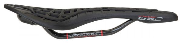 Tioga Spyder TwinTail 2 Carbon-Sattel Schwarz/Rot