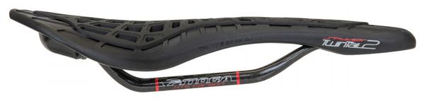 Tioga Spyder TwinTail 2 Carbon Zadel Zwart/Rood