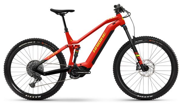 Produit Reconditionné - VTT Électrique Tout-Suspendu Haibike AllMtn 7 Sram GX Eagle 12V 750 Wh 29'' / 27.5'' Rouge / Jaune Fluo 2023