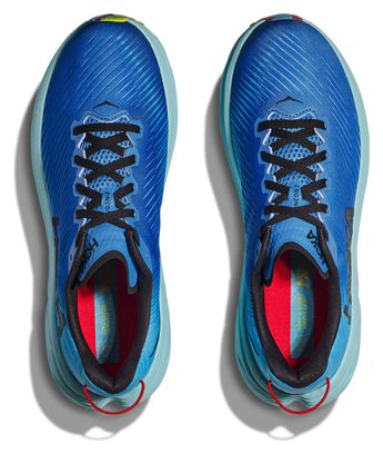 Hoka Rincon 3 Running Shoes Large 2E Blue Black Men's