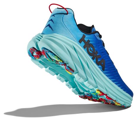 Hoka Rincon 3 Hardloopschoenen Large 2E Blauw Zwart Heren