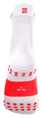 Calzini Compressport Pro Racing v4.0 Run High Ironman 2026 Bianco/Rosso