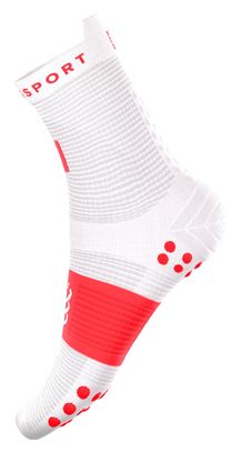 Calzini Compressport Pro Racing v4.0 Run High Ironman 2026 Bianco/Rosso