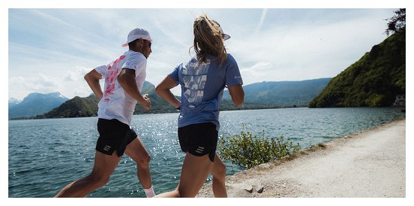 Calzini Compressport Pro Racing v4.0 Run High Ironman 2026 Bianco/Rosso