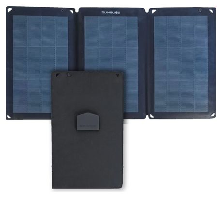 Panneau Solaire Portable Sunslice Fusion FLEX 24 24W Pliable et Flexible Noir