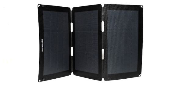 Panneau Solaire Portable Sunslice Fusion FLEX 24 24W Pliable et Flexible Noir