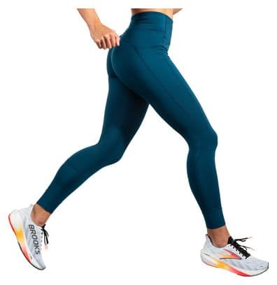 Mallas térmicas Brooks Momentum azul para mujer <strong>