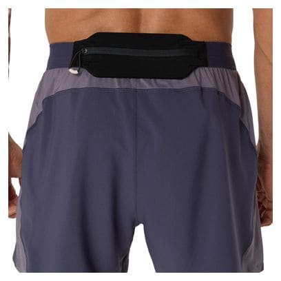 Asics Road Shorts 5in Violet Homme