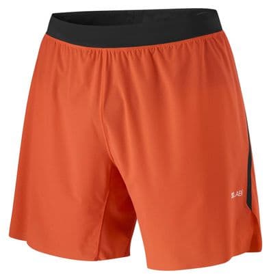 Short Salomon S/Lab Speed 7in Rouge Homme