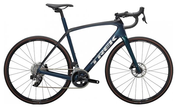 Bicicletta da corsa Trek Domane SL 6 eTap 2023 Aquatic Blue / Satin Black