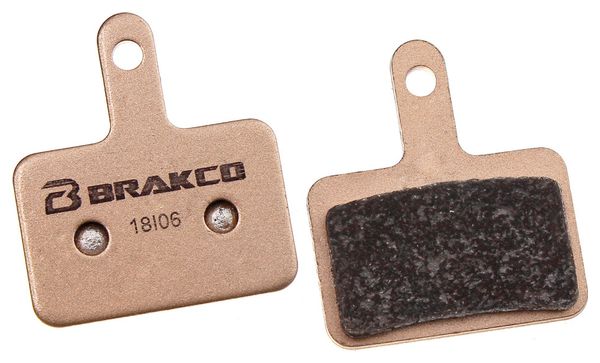 Plaquettes BRAKCO Sintered Shimano Deore/ BR-M515 495 601 501 Tektro Promax