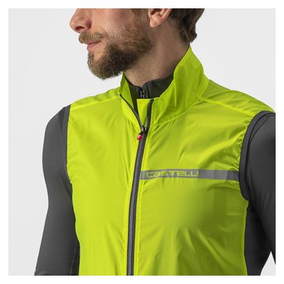 Castelli Squadra Stretch Vest Yellow Grey