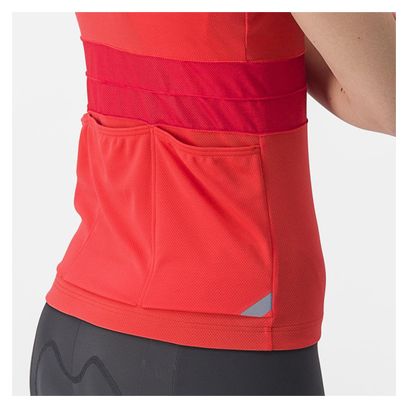 Castelli Anima 4 Red Women's Sleeveless Jersey