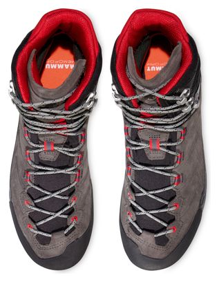 Chaussures d'Alpinisme Mammut Kento Tour High Gore-Tex Gris/Rouge